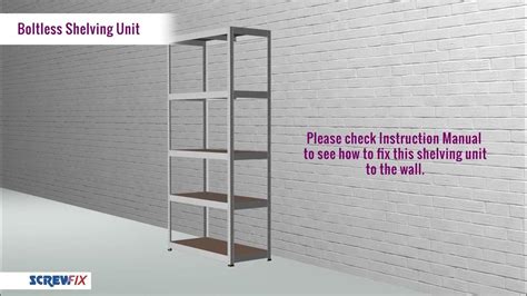 screwfix adjustable shelving.